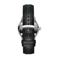 Burberry Classic Round Cream Dial Black Leather Strap Watch for Men - BU10008