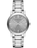 Burberry The City Silver Dial Silver Steel Strap Watch for Women - BU9035