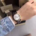Burberry The City White Dial Two Tone Steel Strap Watch for Women - BU9115