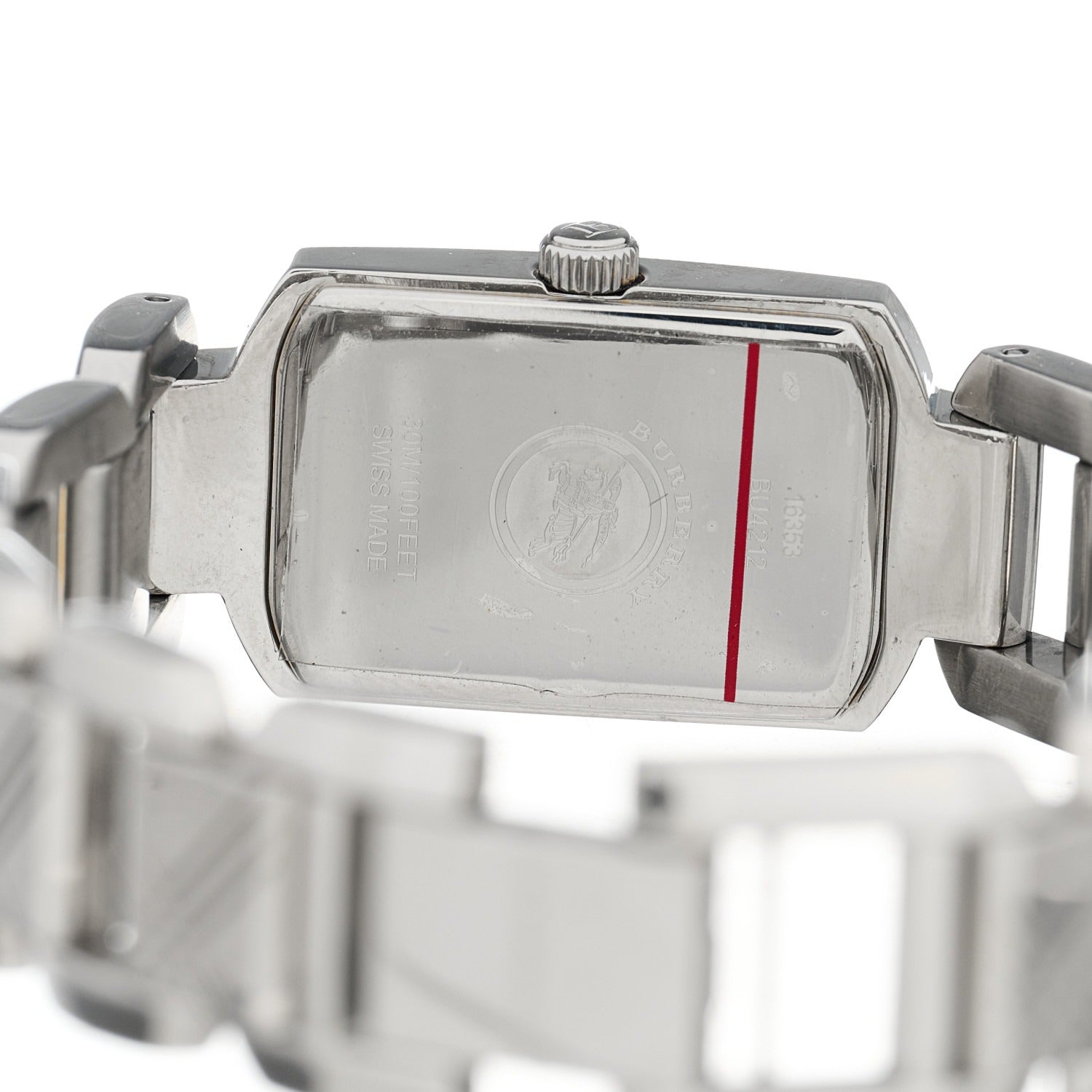 Burberry Signature Silver Dial Silver Steel Strap Watch for Women - BU4212