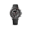 Hugo Boss Driver Black Dial Black Leather Strap Watch for Men -1513087