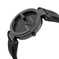 Gucci Interlocking G Black Dial Watch For Women - YA133302