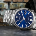 Citizen Tsuyosa Automatic Blue Dial Silver Steel Strap Watch For Men - NJ0150-81L