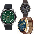 Coach Sullivan Sport Blue Dial Brown Leather Strap Watch for Men - 14606038