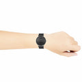 Coach Charles Black Dial Black Leather Strap Watch for Men - 14602434