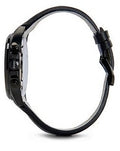 Hugo Boss Driver Chronograph Black Dial Black Leather Strap Watch For Men - HB1513061