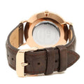 Daniel Wellington Classic York Black Dial Brown Leather Strap Watch For Women - DW00100140