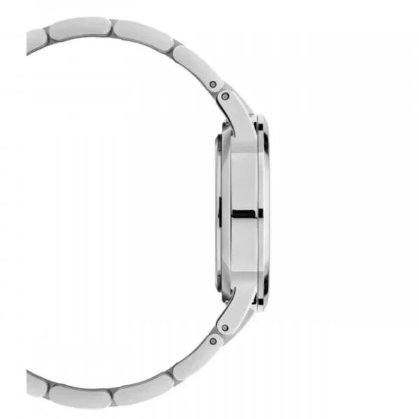 Daniel Wellington Iconic Link White Dial Silver Steel Strap Watch For Women - DW00100205