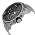 Diesel Mr Daddy 1.0 Black Dial Stainless Steel Stainless Watch For Men - DZ7221