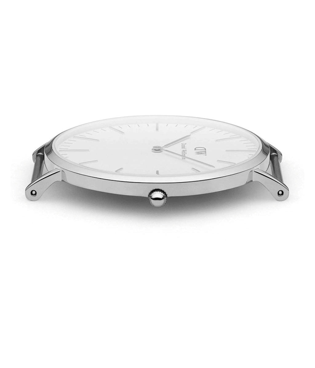 Daniel Wellington Classic Oxford White Dial Two Tone Nylon Strap Watch For Men - DW00100015
