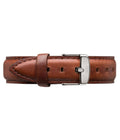 Daniel Wellington Classic Durham Black Dial Brown Leather Strap Watch For Women - DW00100142
