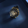 Guess Momentum Black Dial Black Rubber Strap Watch for Men - GW0263G1