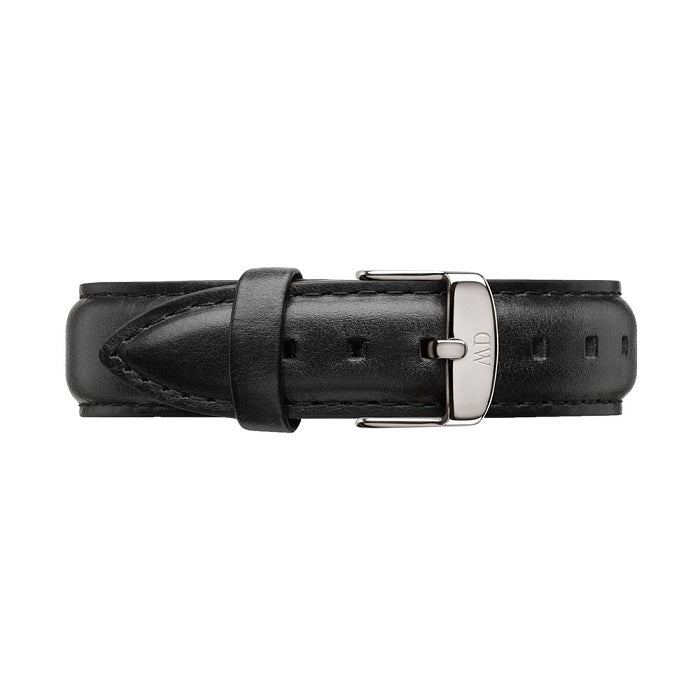 Daniel Wellington Classic Petite Reading Black Dial Black Leather Strap Watch For Women - DW00100179