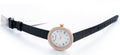 Emporio Armani Rosa Quartz Mother Of Pearl White Dial Black Leather Strap Watch For Women - AR11356