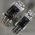 Emporio Armani Classic Black Dial Silver Stainless Steel Watch For Women - AR0157