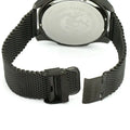Diesel Mega Chief Chronograph Black Dial Black Mesh Strap Watch For Men - DZ4527