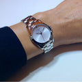 Tissot T Wave Silver Dial Silver Steel Strap Watch For Women - T112.210.11.031.00