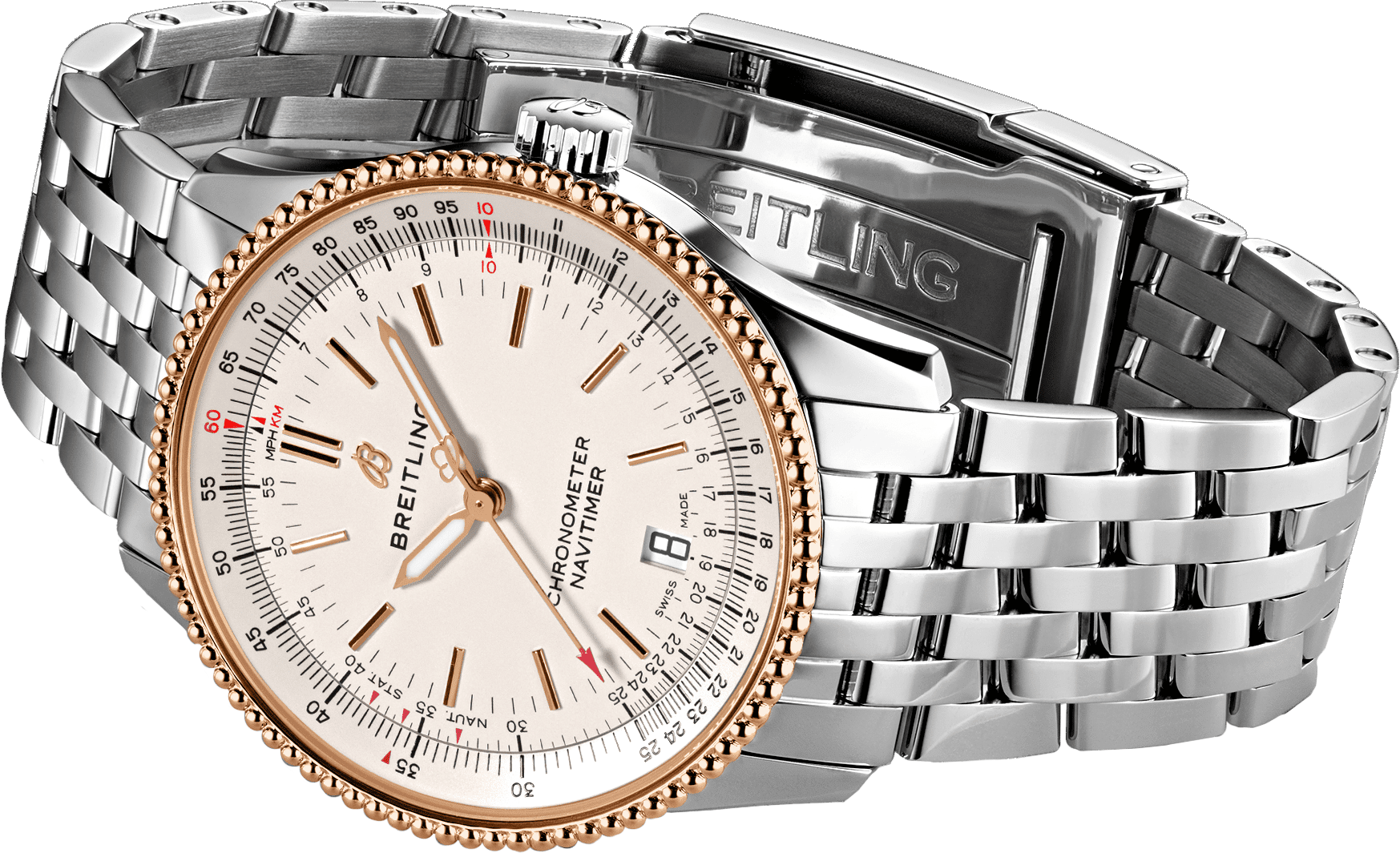 Breitling Navitimer Automatic 38mm Stainless Steel Mens Watch - A17325211G1A1