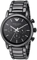 Emporio Armani Luigi Chronograph Black Dial Black Stainless Steel Watch For Men - AR1507