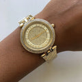 Michael Kors Darci Gold Dial Gold Steel Strap Watch for Women - MK3445