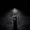 Tag Heuer Carrera Chronograph Black Dial Black Leather Strap Watch for Men - CBN2A5A.FC6481