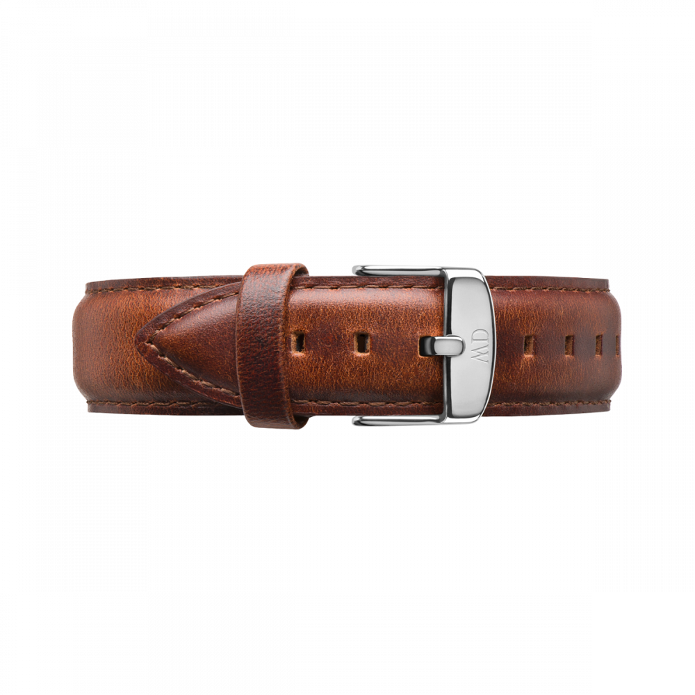 Daniel Wellington Classic St Mawes Black Dial Brown Leather Strap Watch For Men - DW00100130
