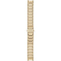 Fossil Dean Chronograph Champagne Dial Gold Steel Strap Watch for Men - FS4867