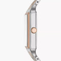 Fossil Raquel Three Hand White Dial Two Tone Steel Strap Watch For Women - ES5222