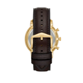 Fossil Neutra Chronograph Brown Dial Brown Leather Strap Watch for Men - FS5763