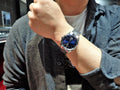 Tag Heuer Carrera Date Blue Dial Silver Steel Strap Watch for Men - WBN2112.BA0639