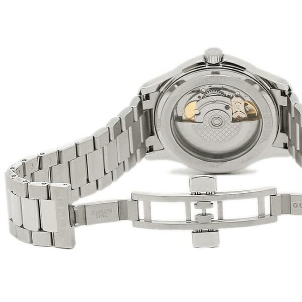 Gucci G Timeless Automatic Brown Dial Silver Steel Strap Watch For Women - YA126431A