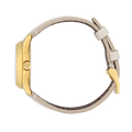 Gucci G Timeless Quartz White Dial White Leather Strap Watch For Women - YA126580A