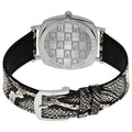 Gucci Grip Vintage Blue Dial Snakeskin Brown Leather Strap Watch for Women - YA152401