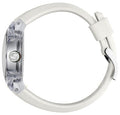 Gucci Sync XXL White Dial White Rubber Strap Watch For Men - YA137102