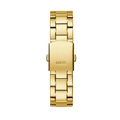 Guess Confetti Chronograph Rainbow Dial Gold Steel Strap Watch For Women - GW0483L4