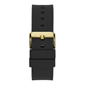 Guess Zeus Multifunction Crystals Black Dial Black Silicone Strap Watch For Men - GW0208G4