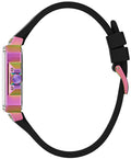 Guess Libra Black Dial Black Silicone Strap Watch For Women - GW0618L3
