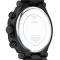 Guess Edge Chronograph Black Dial Black Steel Strap Watch For Men - GW0539G3