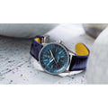 Breitling Navitimer Automatic 35 Blue Dial Blue Leather Strap Watch for Men - A17395161C1P1