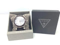 Guess Pinnacle Chronograph Quartz Blue Dial Brown Leather Strap Watch For Men - W0673G1