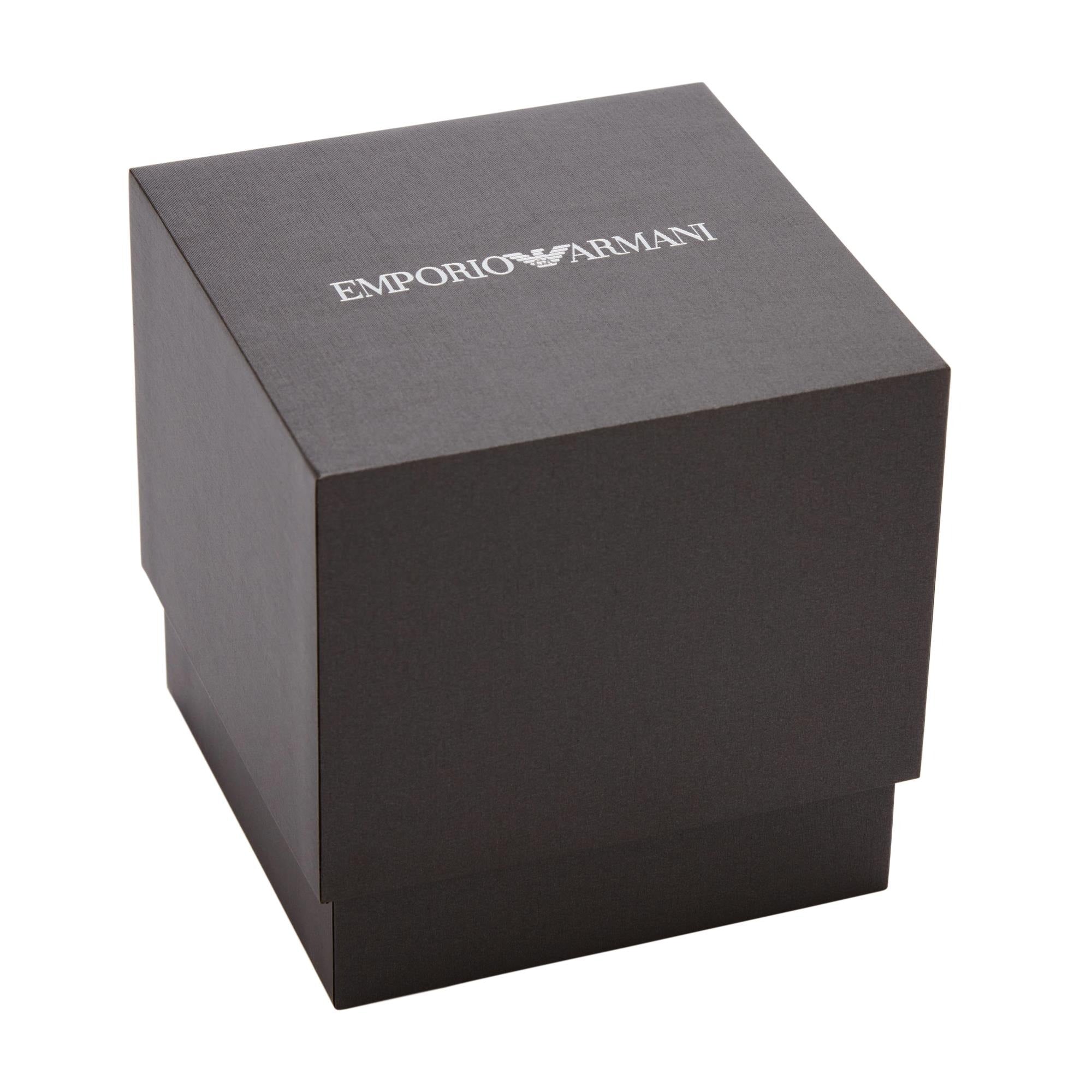 Emporio Armani Federica Mother of Pearl Dial Silver Steel Strap Watch For Women - AR11557