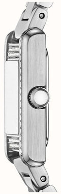 Emporio Armani Genni Analog Mother of Pearl Dial Silver Steel Strap Watch for Women - AR11662