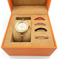 Tory Burch Riva Rose Gold Dial Rose Gold Steel Strap Watch for Women - TBW4037