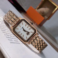 Tory Burch Robinson White Dial Rose Gold Steel Strap Watch for Women - TBW1502