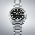 Seiko 5 Sports SNXS Series Automatic Black Dial Silver Steel Strap Watch for Men - SRPK89K1
