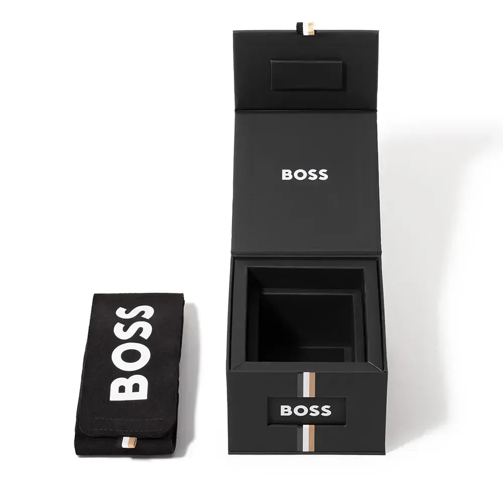Hugo Boss Runner 3H Green Dial Silver Steel Strap Watch for Men - 1514208