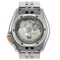 Seiko 5 GMT Sport Asia Exclusive Limited Edition Off White Dial Silver Steel Strap Watch for Men - SSK046K1