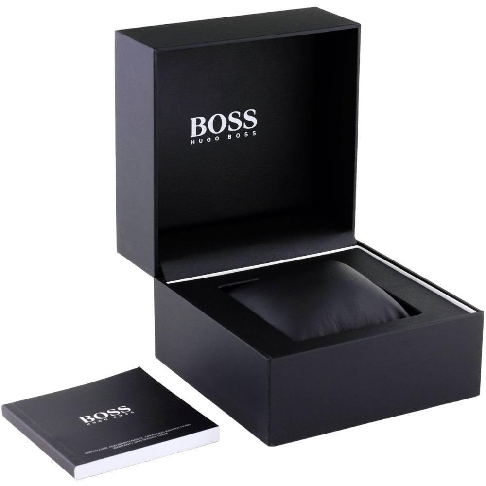 Hugo Boss Strike Turquoise Blue Dial Silver Steel Strap Watch for Men - 1514171
