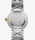 Tory Burch Reva Gold Dial Two Tone Steel Strap Watch for Women - TBW4016