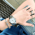 Burberry The City White Dial Silver Steel Strap Watch for Women - BU9144